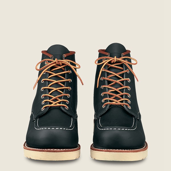 Red Wing Mens Classic Moc - 6-inch Portage Leather - Heritage Boots Navy - 7683RICHQ